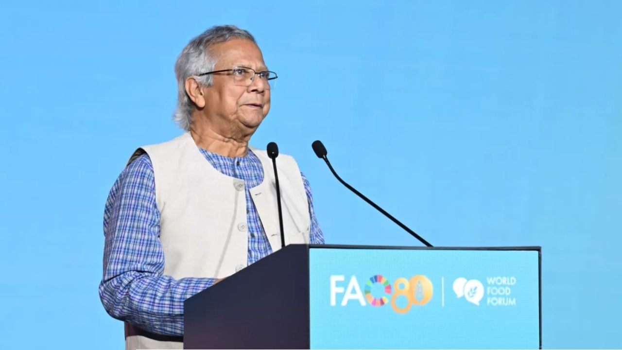 যুদ্ধ বন্ধ করে বৈশ্বিক খাদ্য নিরাপত্তা নিশ্চিতের আহ্বান অধ্যাপক ইউনূসের