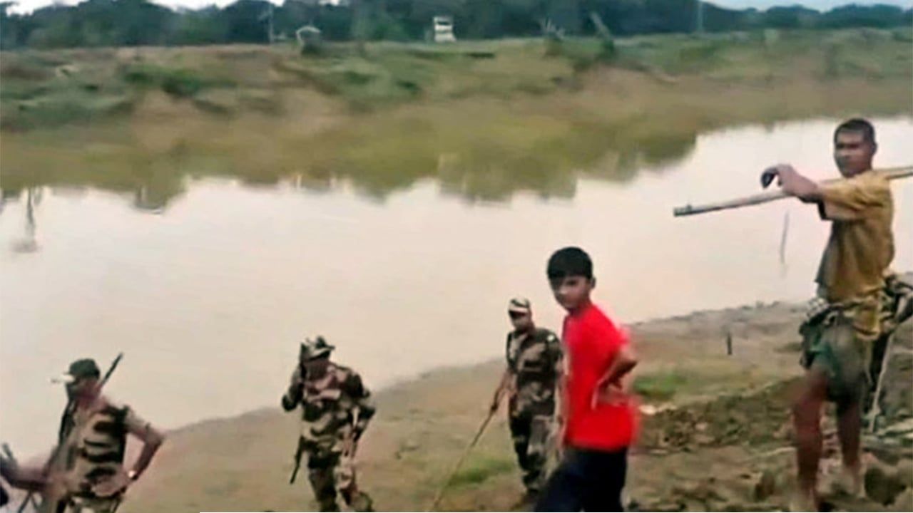 জকিগঞ্জ সীমান্ত অতিক্রম করে বিএসএফের প্রবেশ, স্থানীয়দের প্রতিরোধে পিছু হটতে বাধ্য