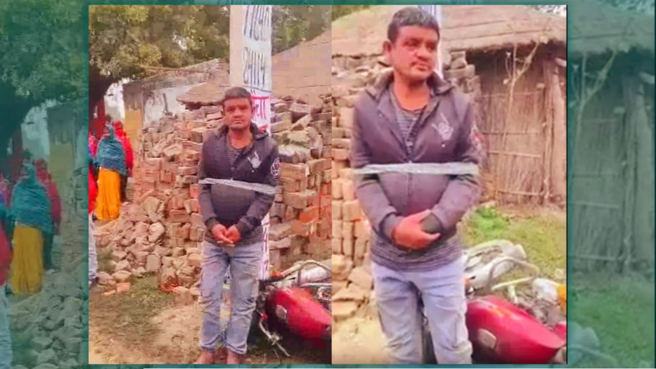 গোপালগঞ্জে ‘গরুর মাংস বহন’ সন্দেহে মুসলিম যুবককে খুঁটিতে বেঁধে গণপিটুনি