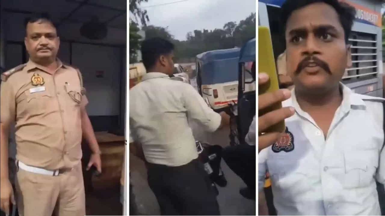 ভারতে মুসলিম অটোচালককে ‘শুয়োর’ সম্বোধন ও নির্মম মারধর করল ট্রাফিক পুলিশ