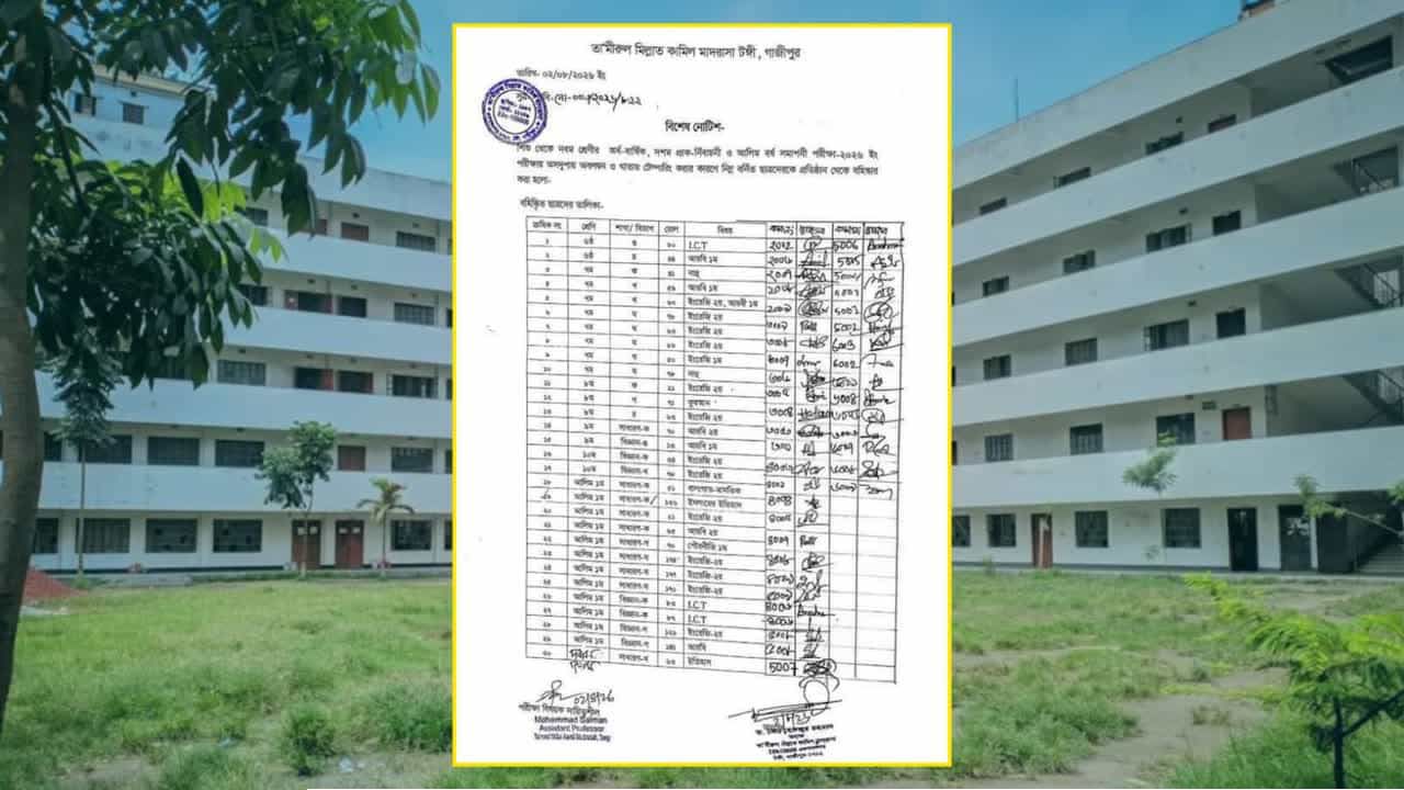 পরীক্ষায় অসাধুপায় ও কারচুপির দায়ে তা‘মীরুল মিল্লাতের ৩০ শিক্ষার্থী বহিষ্কার
