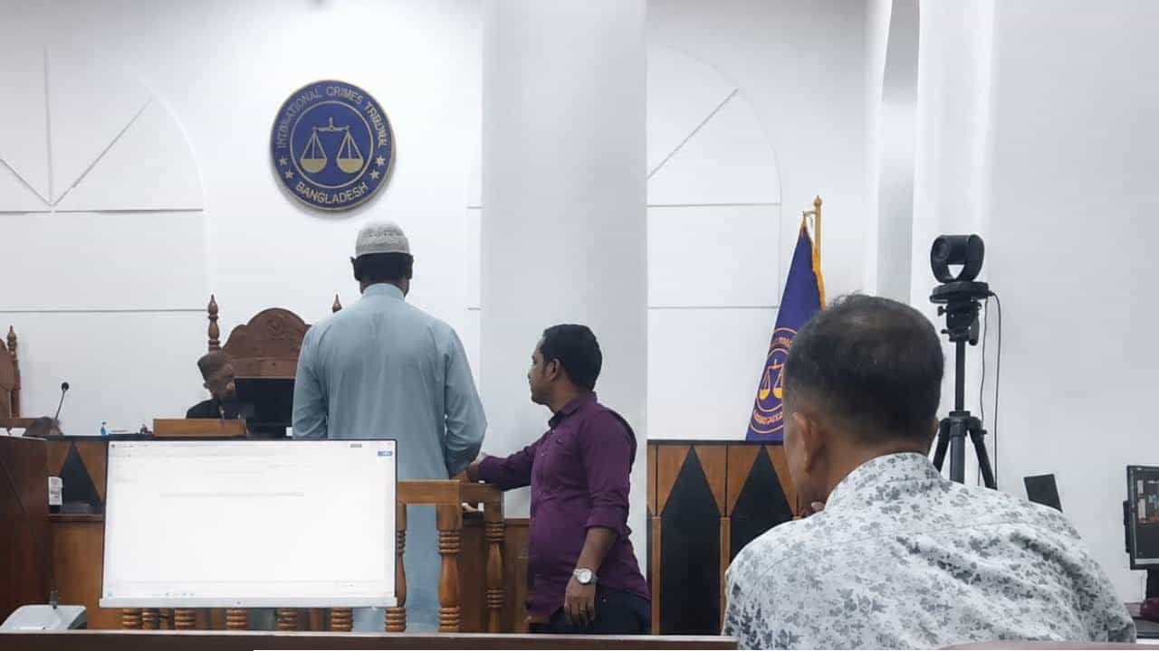 জুলাই গণহত্যার বিচারে আন্তর্জাতিক অপরাধ ট্রাইব্যুনালে আলেম প্রতিনিধির সাক্ষ্যদান