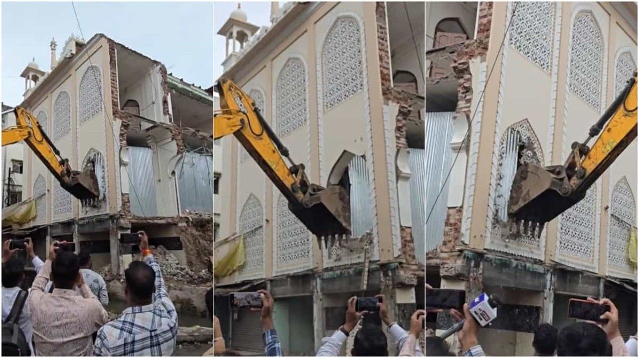ভারতে ১৫০ বছরের পুরোনো মসজিদ গুঁড়িয়ে দিল বুলডোজার প্রশাসন