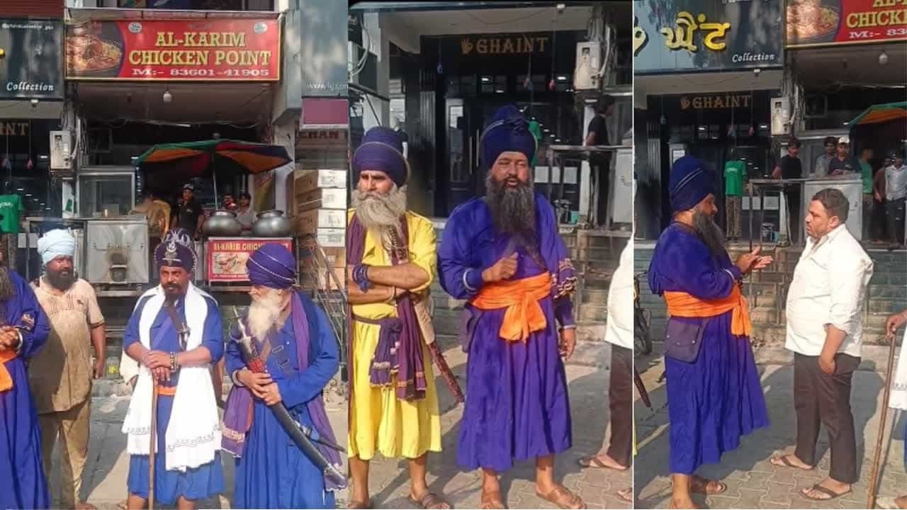 ভারতে মুসলিমদের হালাল গোশতের দোকানে নিহাং শিখদের বাধা ও ভয়ভীতি প্রদর্শন