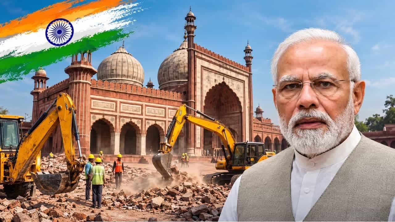 ভারতে ২০২০ থেকে ২১০০টির বেশি মুসলিম ধর্মীয় স্থাপনায় ‘বুলডোজার অভিযান’